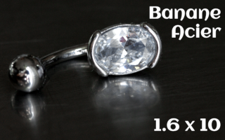 Banane Acier 1.6 x 10