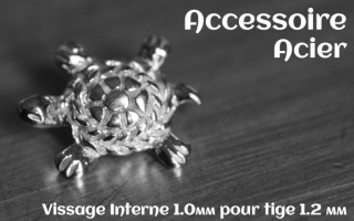 Accessoire Acier - vissage interne 1.0mm pour tige 1.2 mm