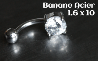 Bananes Acier 1.6 x 10