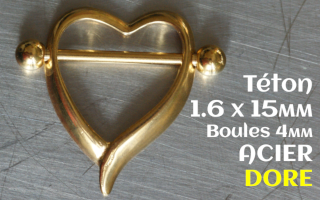 Teton acier Dore 1.6 x 15