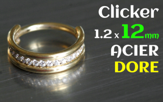 Clicker Acier Dore 1.2x12