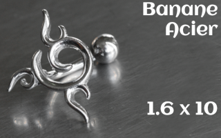 Banane Acier 1.6 x 10