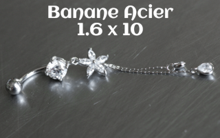 Banane Acier 1.6 x 10