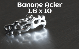Banane acier 1.6 x 10