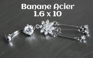 Banane Acier 1.6 x 10