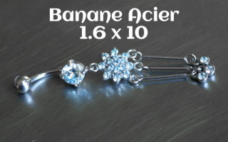 Banane Acier 1.6 x 10