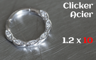 Clicker Acier 1.2 x 10