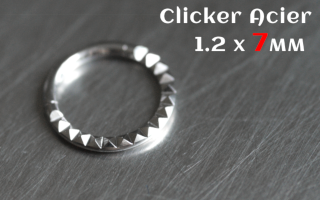 Clicker Acier 1.2 x 7