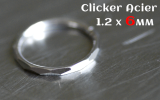 Clicker Acier 1.2 x 6