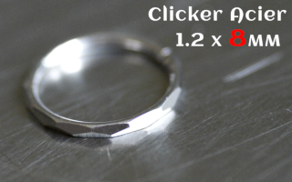 Clicker Acier 1.2 x 8