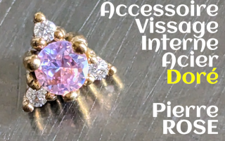 Accessoire Acier Dore