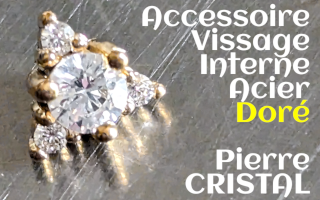Accessoire Acier Dore