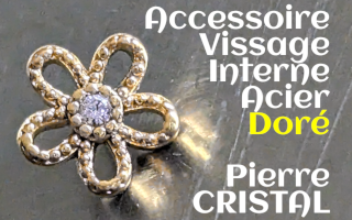 Accessoire Acier Dore