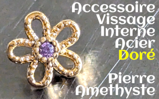 Accessoire Acier Dore