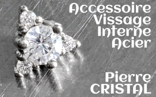 Accessoire Acier pierre cristal