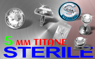 Accessoire TITANE 1.6 pour dermal sterile - 5 MM