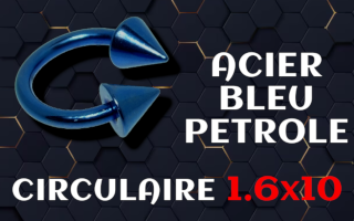 Circulaire Acier 1.6 x 10 Bleu