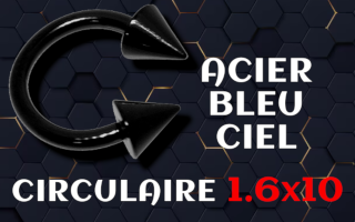 Circulaire Acier 1.6 x 10 NOIR