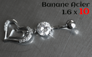 Banane Acier 1.6 x 10