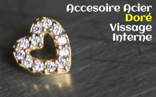 Accessoire Acier Dore