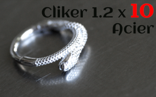 Clicker Acier 1.2 x 10