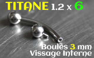 banane titane 1.2 x6 boules 3 mm