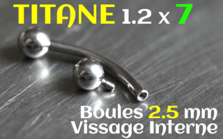 banane titane 1.2 x7 boules 2.5 mm
