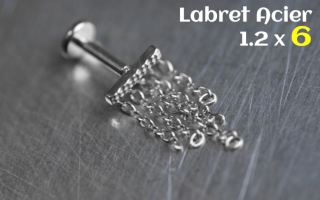 Labret Dores 1.2 x 6