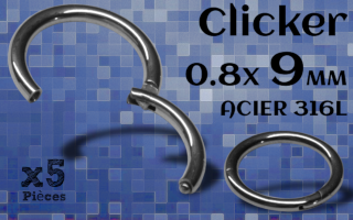 Clicker acier 0.8x9