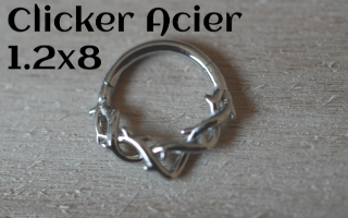 clicker Acier 1.2 x 8