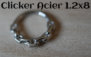 clicker Acier 1.2 x 8