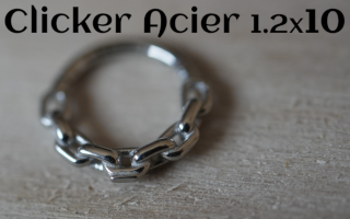 clicker Acier 1.2 x 10