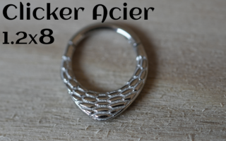 clicker Acier 1.2 x 8