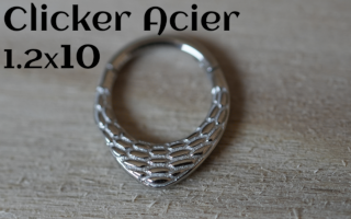 clicker Acier 1.2 x 10