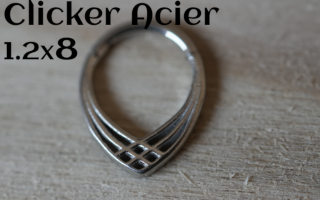 clicker Acier 1.2 x 8