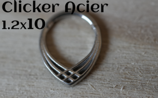 clicker Acier 1.2 x 10