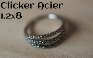 clicker Acier 1.2 x 8
