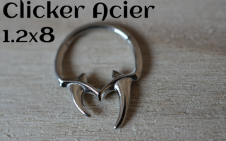 clicker Acier 1.2 x 8