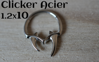 clicker Acier 1.2 x 10