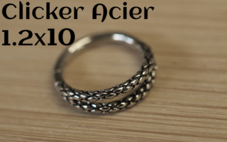 clicker Acier 1.2 x 10