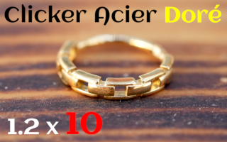 Clicker 1.2x10 Acier Dore