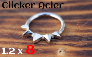 Clicker 1.2x8 Acier