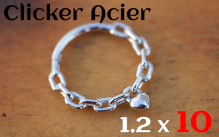 Clicker 1.2x10 Acier
