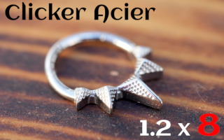 Clicker 1.2x8 Acier
