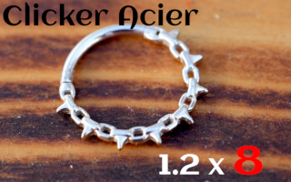 Clicker 1.2x8 Acier