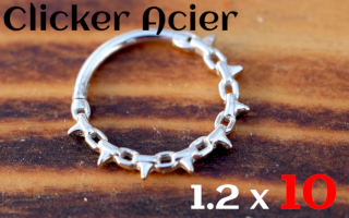 Clicker 1.2x10 Acier