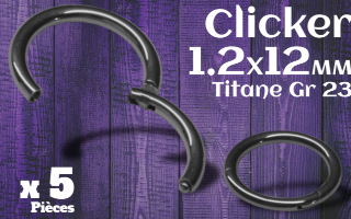 Clicker titane 1.2x12