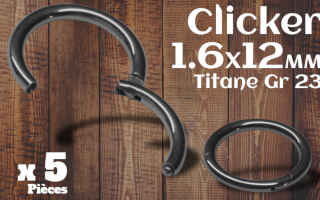 Clicker titane 1.6x12
