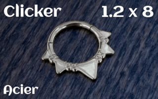 Clicker Acier 1.2 x 8