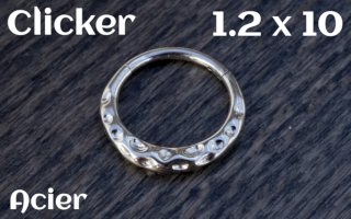 Clicker Acier 1.2 x 10